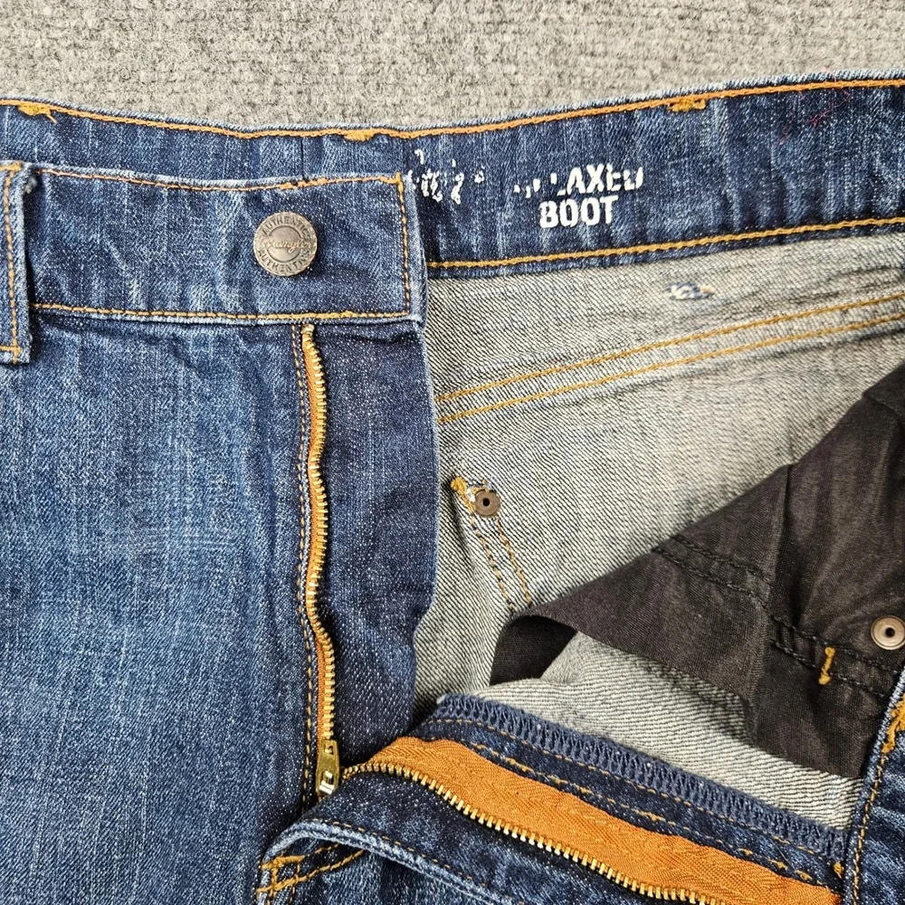 Wrangler Retro Relaxed Bootcut Jeans Mens 34x34 Blue Medium Wash 10WRT20JH